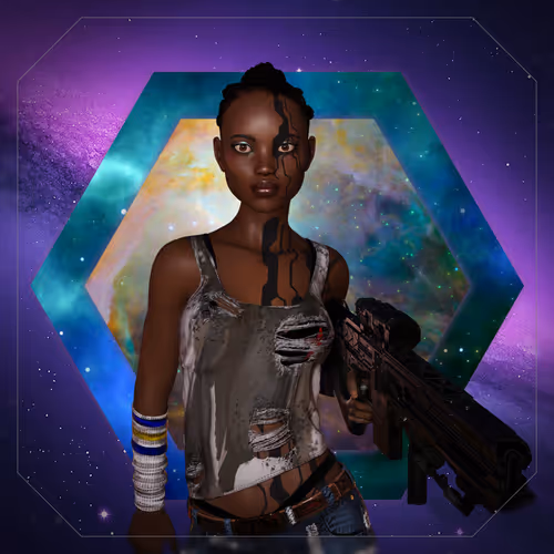 Cyber Girl Metaverse V1