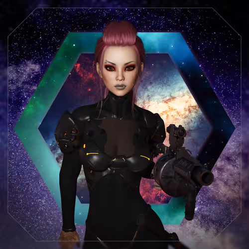 Cyber Girl Metaverse V1