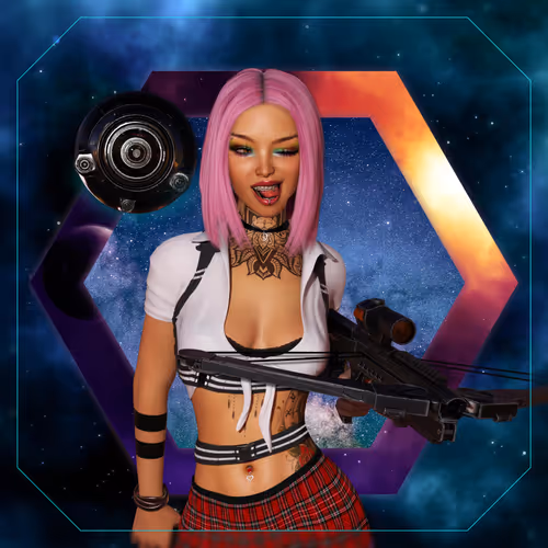 Cyber Girl Metaverse V1