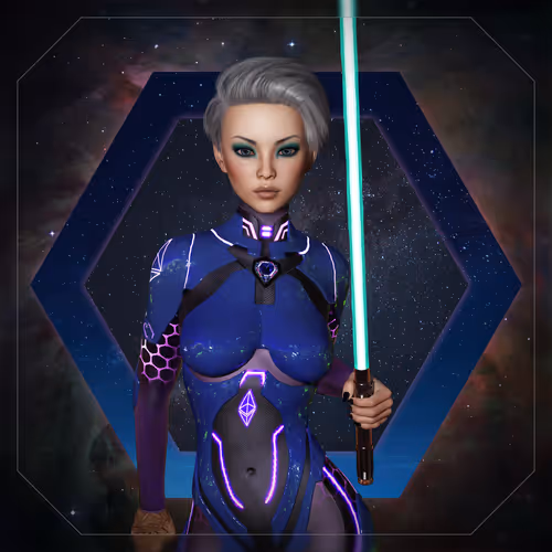 Cyber Girl Metaverse V1