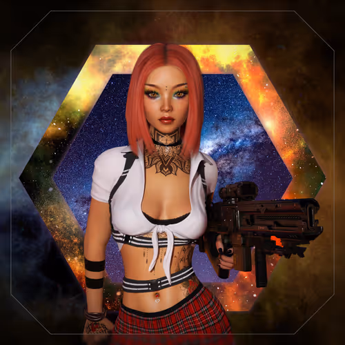 Cyber Girl Metaverse V1