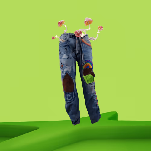 60s JEANS SHROOM