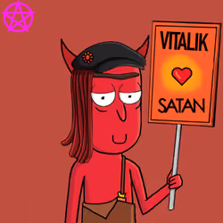 Satan Loves NFTees #2177