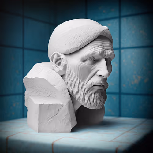 Painter Statues