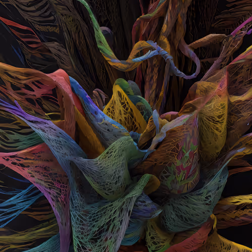 Winds of Yawanawa #104 by Yawanawa and Refik Anadol