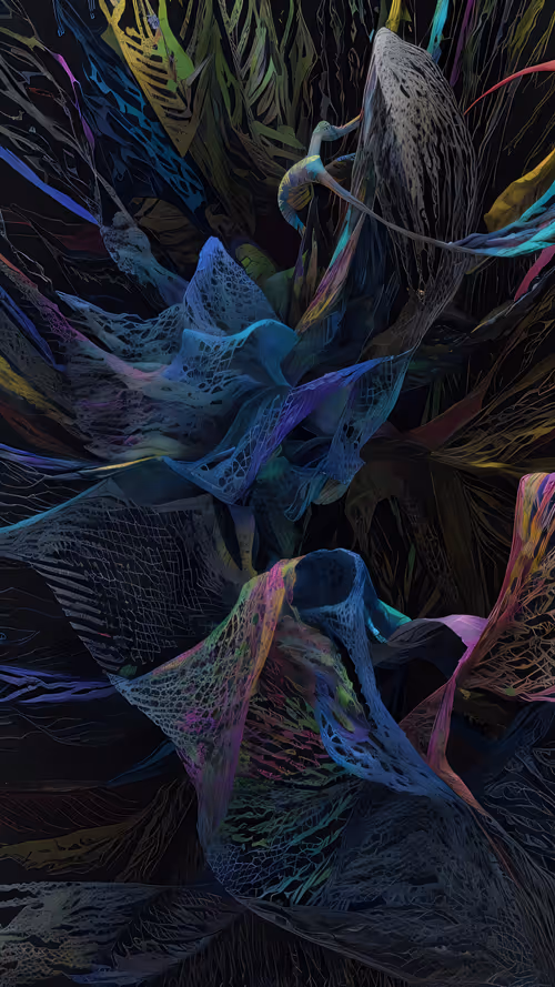 Winds of Yawanawa #977 by Yawanawa and Refik Anadol