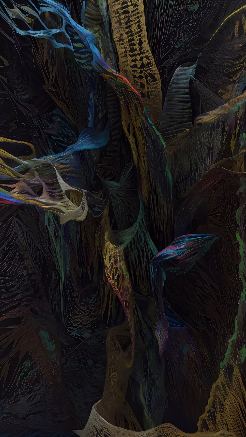 Winds of Yawanawa #973 by Yawanawa and Refik Anadol