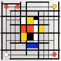 Mondrian's Labyrinth by Lilia #124