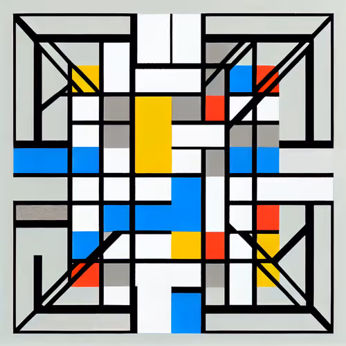Mondrian's Labyrinth by Lilia #446