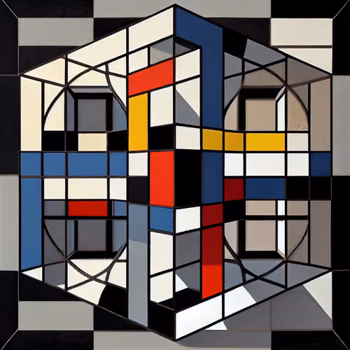 Mondrian's Labyrinth by Lilia #229