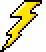 8 Bit Lightning Bolt