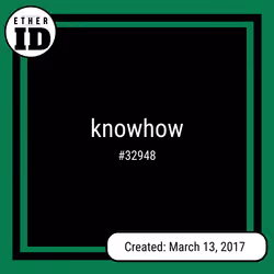 knowhow