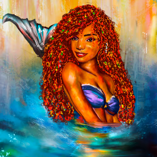 Ariel The Melanin Mermaid #1/10