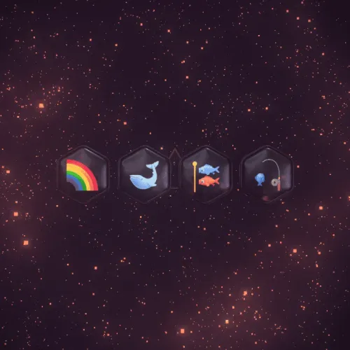 🌈🐋🎏🎣 | Fishing on Rainbow