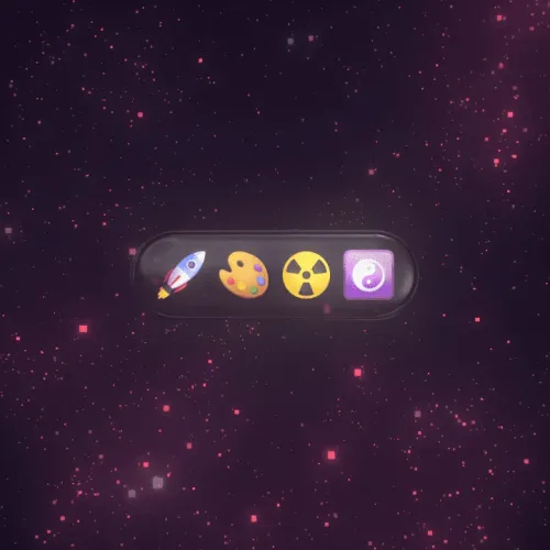 🚀🎨☢️☯️