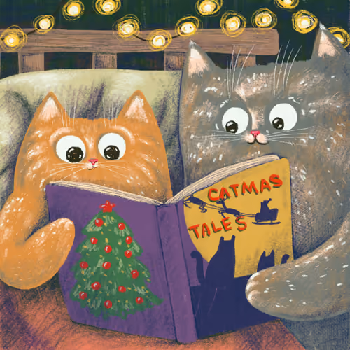 Catvent Calendar Day 12 - Reading Catmas Tales