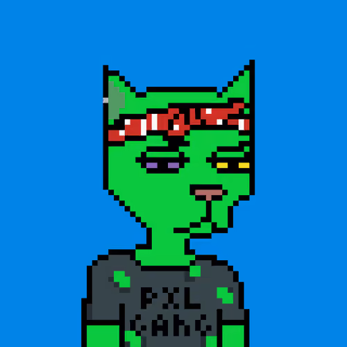 Pixel Cat Gang #7662