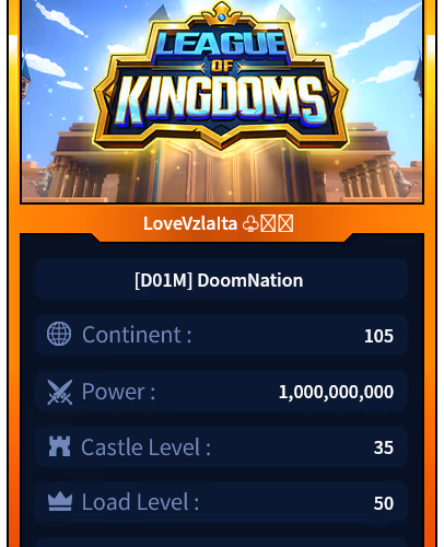 League Of Kingdoms Memoir Nft
