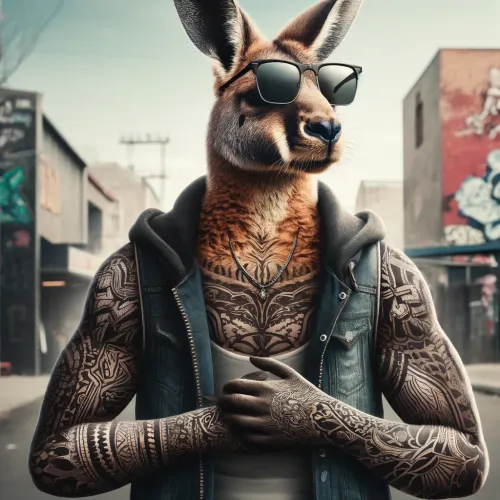 Tattoo Kangaroo #6