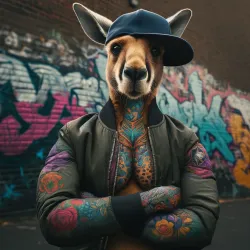 Tattoo Kangaroo #19