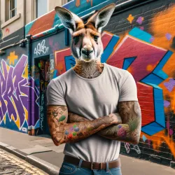 Tattoo Kangaroo #62