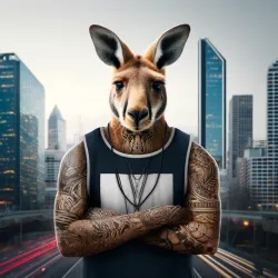 Tattoo Kangaroo #90