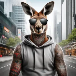 Tattoo Kangaroo #91