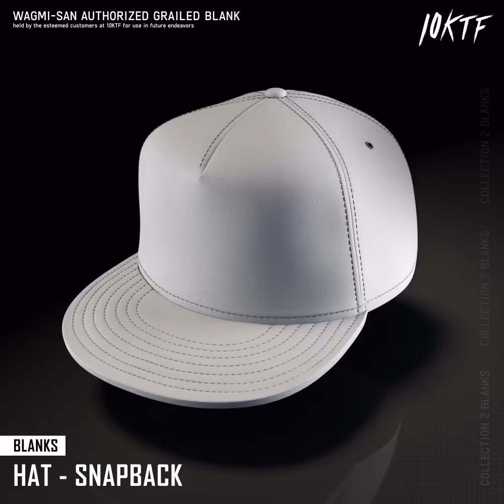 Blank Snapback
