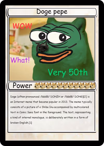 VERYDOGEPEPE | Series 26 Card 18