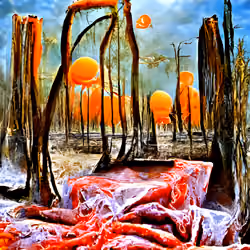 Where would you find a growing foodstuffs?