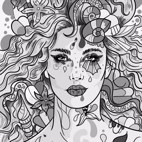 MUSE OF THE OCEAN B/W EDITION