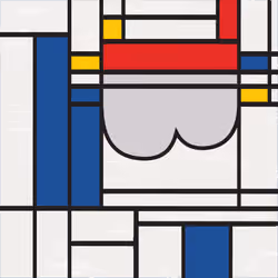 MondrianNFT Composition #0943