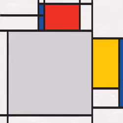 MondrianNFT Composition #3417