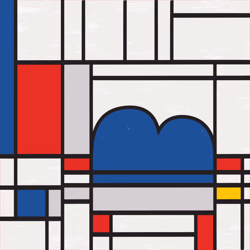 MondrianNFT Composition #3443