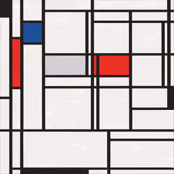 MondrianNFT Composition #3833