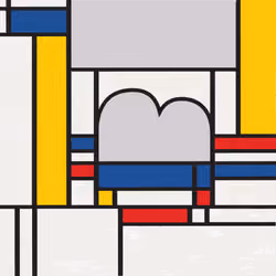 MondrianNFT Composition #2784