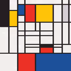 MondrianNFT Composition #3316