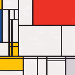 MondrianNFT Composition #1284