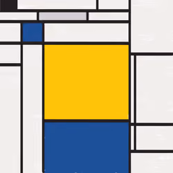 MondrianNFT Composition #3827