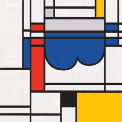 MondrianNFT Composition #1075