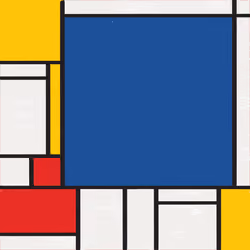 MondrianNFT Composition #3850