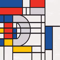 MondrianNFT Composition #3474