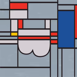 MondrianNFT Composition #3486