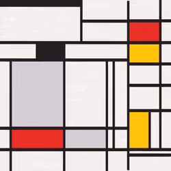 MondrianNFT Composition #2844