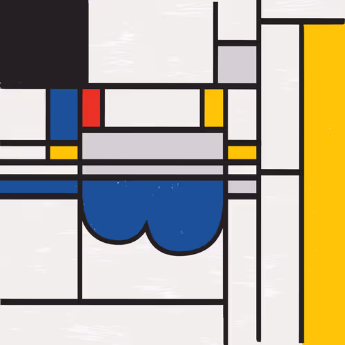 MondrianNFT Composition #3817