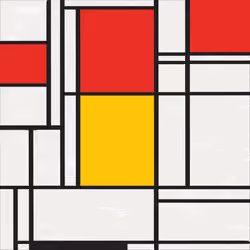 MondrianNFT Composition #2744