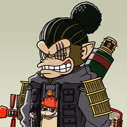 Neo Samurai Monkey #2460