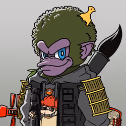 Neo Samurai Monkey #1550