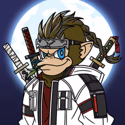 Neo Samurai Monkey #2763