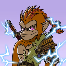 Neo Samurai Monkey #3425
